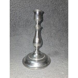 Kirk Stieff DuPont Pewter Candlestick Holder Elegant Design‎ Tabletop Decor